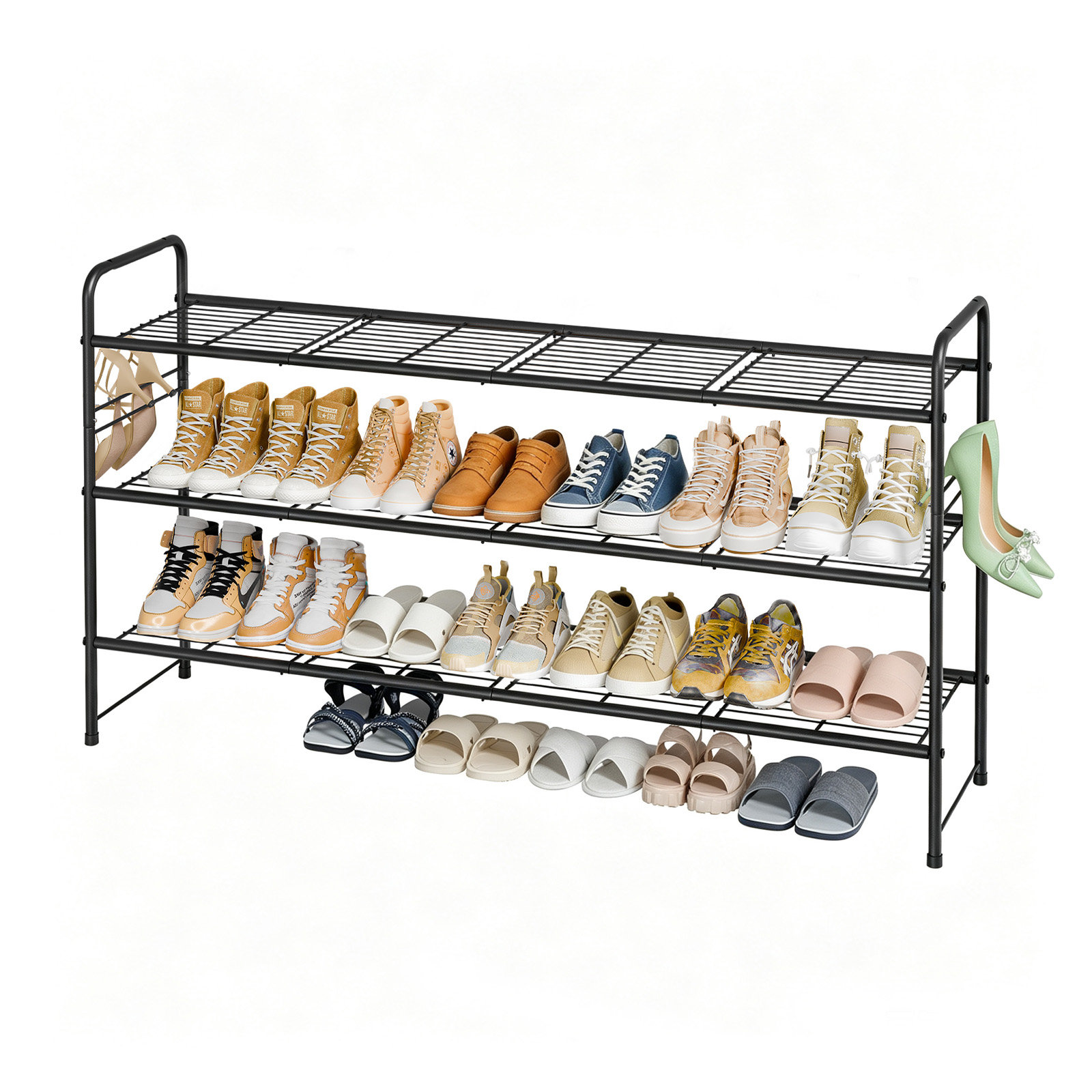 n*o様 【バラ売り可】RE:BOOT&Tox 3+3SET Rebrilliant Ultra Long 3-Tier Wire Shoe Rack & Reviews | Wayfair